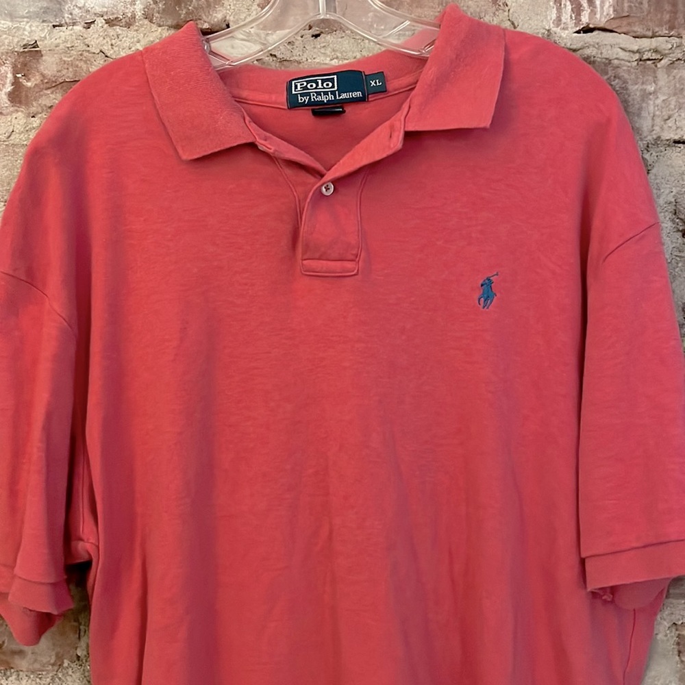 Ralph Lauren pink polo shirt